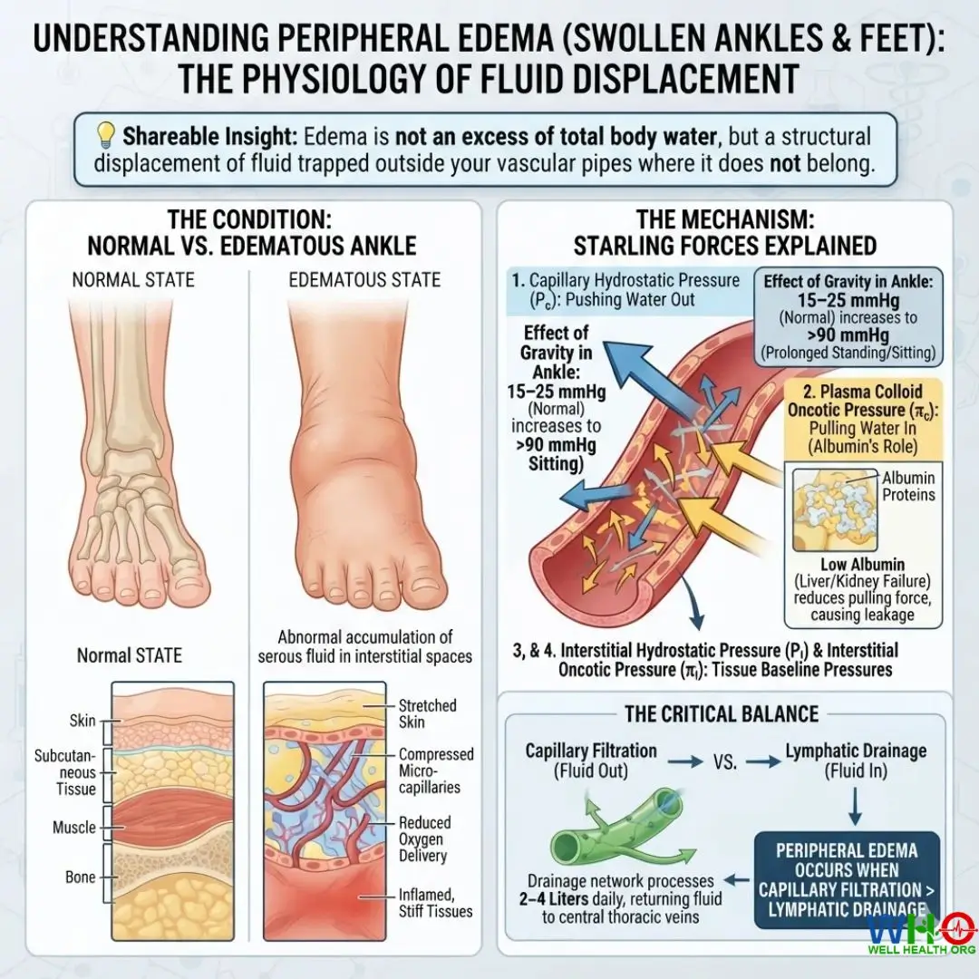 Natural Treatment for Swollen Ankles and Feet (Edema): The 2026 Clinical Recovery Guide 2 natural treatment for swollen ankles and feet 1